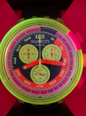 Swatch- Big Bold Chrono - Neon to the max - SB06J100 - Retro