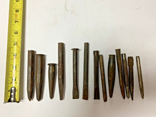 Lot of 13 Vintage Pin Punch Chisel Misc
