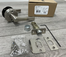 Kwikset 730KAL-15 Katella Privacy Door Lever Set - Satin Nickel READ