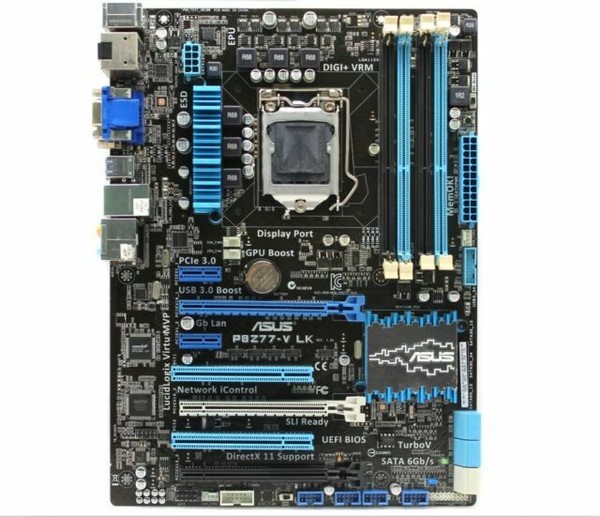 ASUS P8z77v LK Desktop ATX Motherboard Intel Z77 Lga1155 Ddr3 USB 3.0
