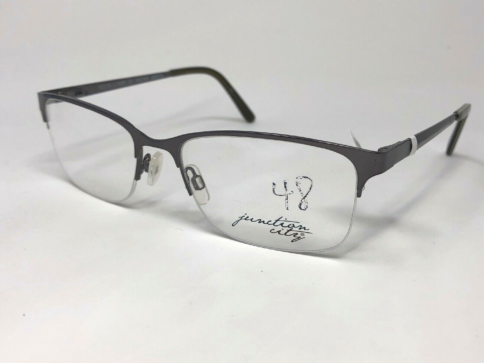 JUNCTION CITY “ROCKFORD” Eyeglasses Frame 5518145 Gunmetal/Olive SZ25