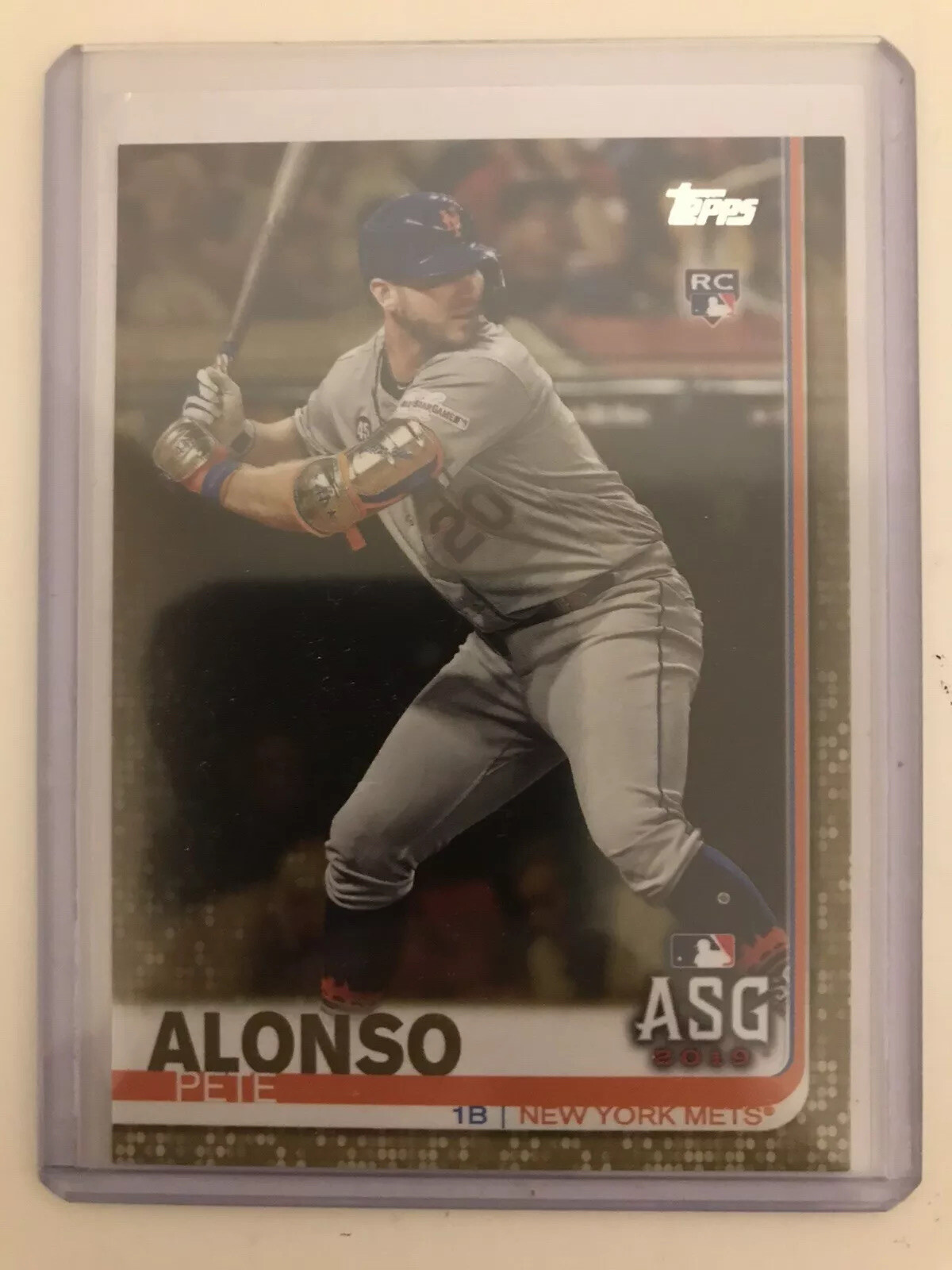 2019 Topps Update PETE ALONSO RC ASG Gold Parallel #217/2019 New York Mets US47