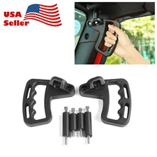 Pair Upgraded Aluminum Front Grab Bar Handles For 2007-2017 Jeep Wrangler JK JKU