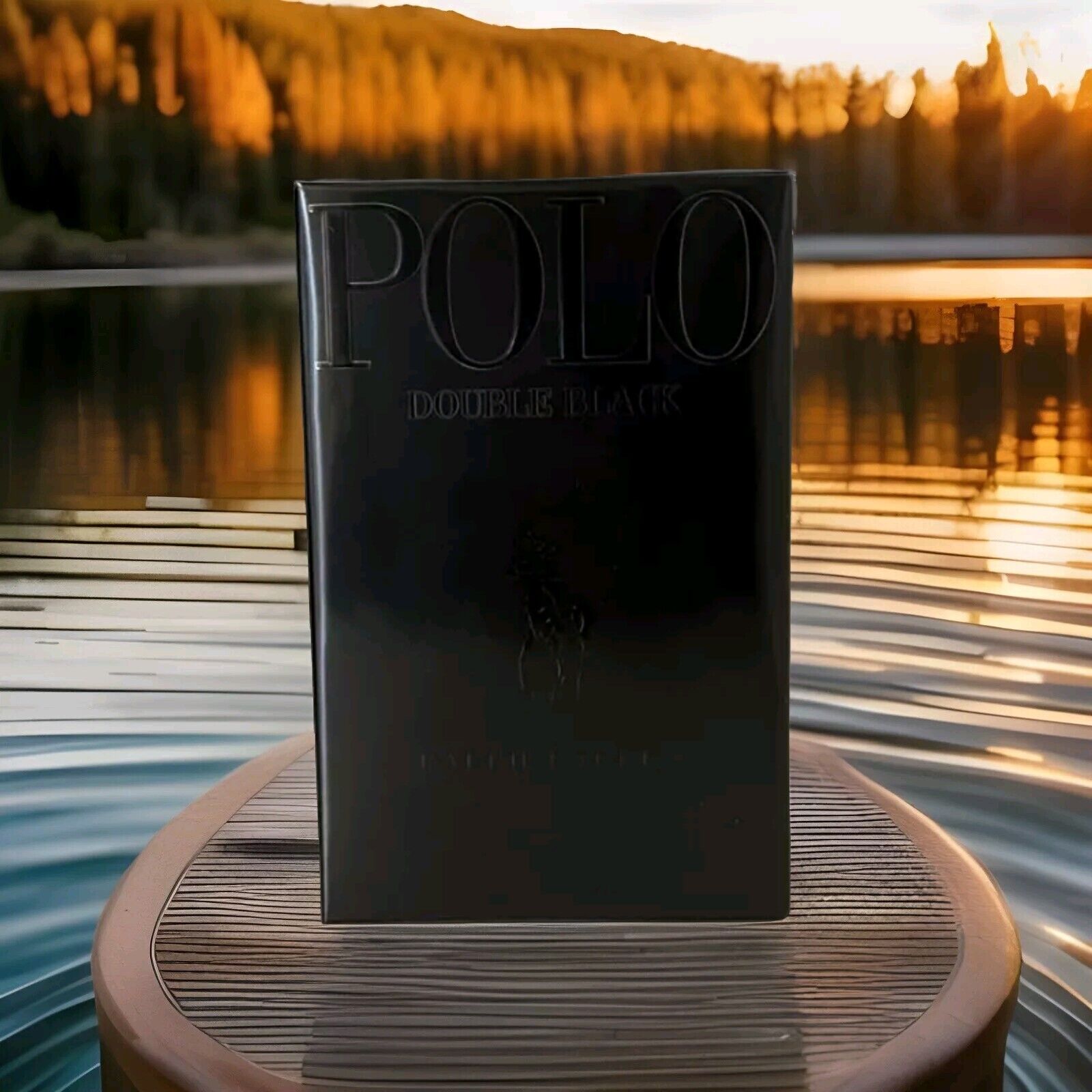Ralph Lauren Polo Double Black 4.2oz Men Eau De Toilette Spray Brand New Sealed