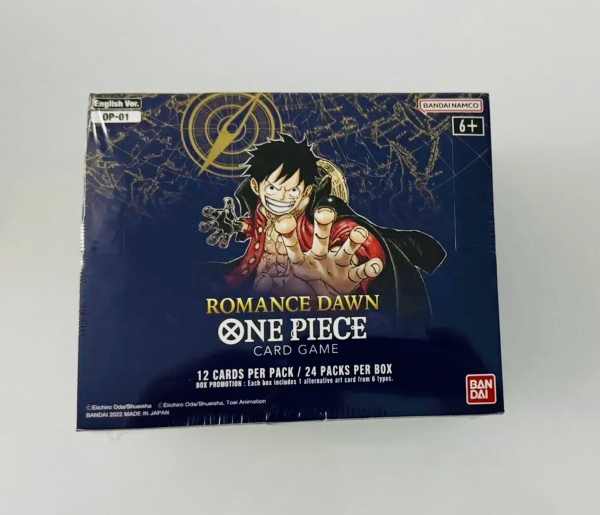 One Piece: Romance Dawn Booster - Box op01 English- Fondo Bianco