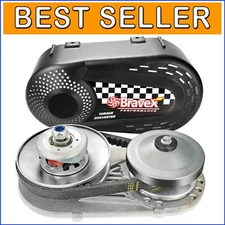 Durable Go Kart Torque Converter Kit with Aluminum Engine Mount - 30-75 Series