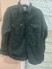 Vintage Boy Scout Venture Explorer Dark Green Long Sleeve UNIFORM SHIRT 32