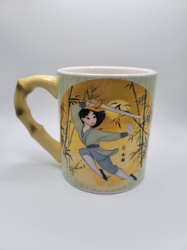 Disney Mulan 20oz Ceramic Mug With Bamboo Handle
