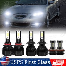 For Mazda 3 2004 2005 2006 6x 9005 H7 Headlight H11 Fog Light Led Combo Bulbs For Mazda 3 2004 2005 2006 6x 9005 H7 Headlight H11 Fog Light Led Combo Bulbs