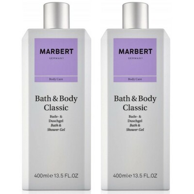 Marbert Bath & Body Classic Shower Gel, 2 x 400 ml 