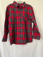 NWT Wonder Nation Boy Plaid Flannel Long Sleeve Button Down Shirt XS, S