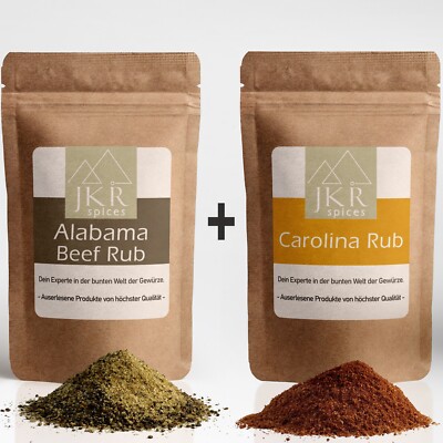 450g BBQ Alabama Beef Rub + 500g Barbecue Carolina Rub Kombi Grillgewürz Angebot