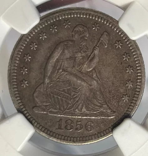 1856 Seated Liberty Quarter XF Extremely Fine 45 NGC Certified