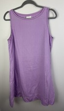J.Jill 100% Linen Dress Size S Light Purple Sleeveless Lagenlook Lavender