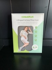 COSMOPLUS U SHAPED FULL BODY PIULLOW COVER 55"-65" NEW GRAY