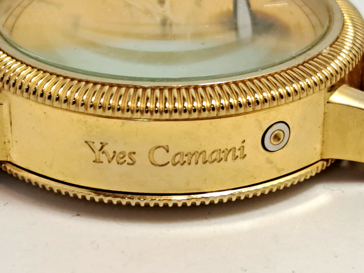 Yves Camani YC1023-A Gold Plated Navigator Automatic Men Yves Camani YC1023-A Gold Plated Navigator Automatic Men
