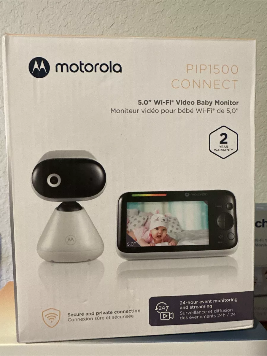 Motorola Nursery  PIP1500 CONNECT 5.0” Wi-Fi® Video Baby Monitor