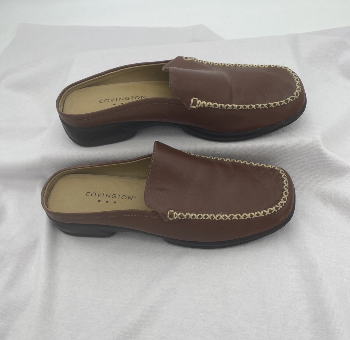 Covington Rich Brown Leather Loafers Covington HENNY Women main image 4