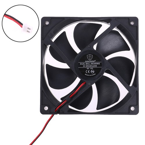 12025 Fan 5/12/24V Fan DC Brushless Cooling Fan USB 2PIN PC Computer Case Cooler - Photo 14/15