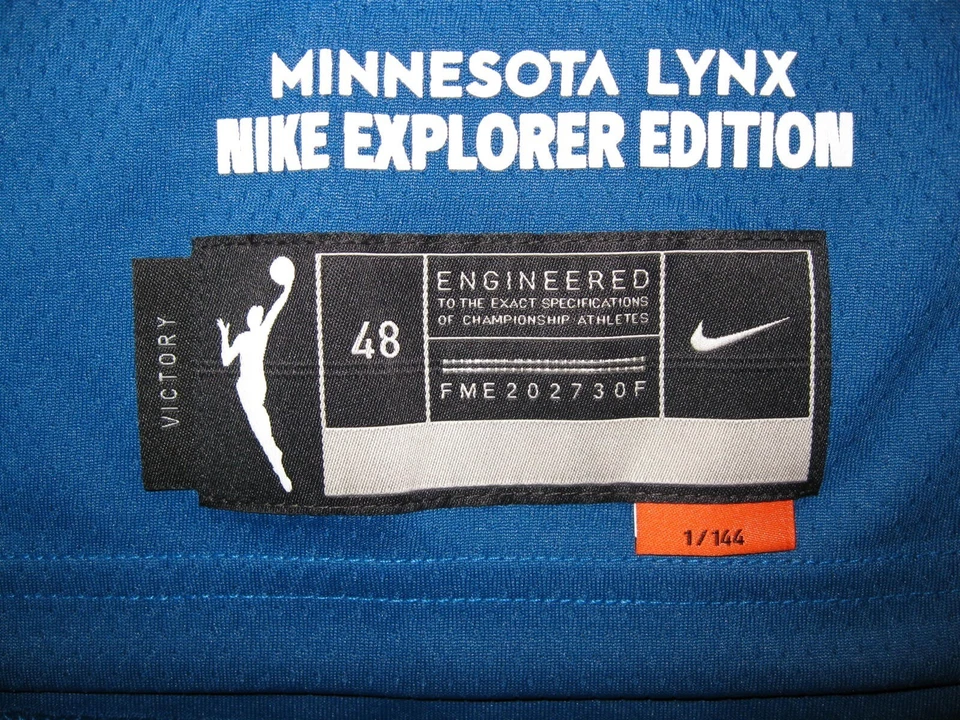 Sylvia Fowles Minnesota Lynx Women's Blue Nike Explorer Edition Jersey - Image 4 of 4