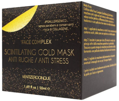FACE COMPLEX SCINTILATING GOLD MASK ANTI-FALTEN CREME ANTI STRESS GESICHT 50ML