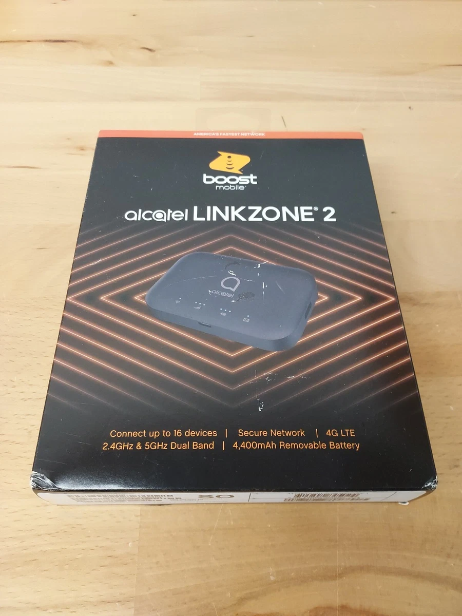 BOOST MOBILE ALCATEL LINKZONE Hotspot 4G LTE WIFI Connect