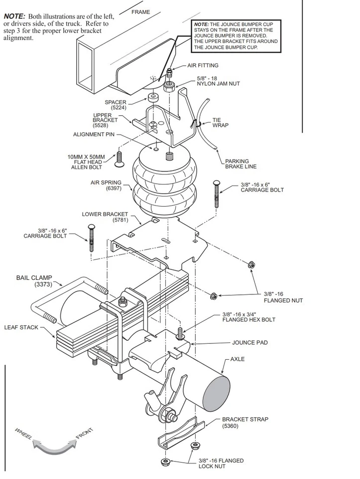Muelles neumáticos Firestone 2430 Ride Rite para 08-18 Chevy Silverado GMC Sierra 1500 Foto 3 de 4