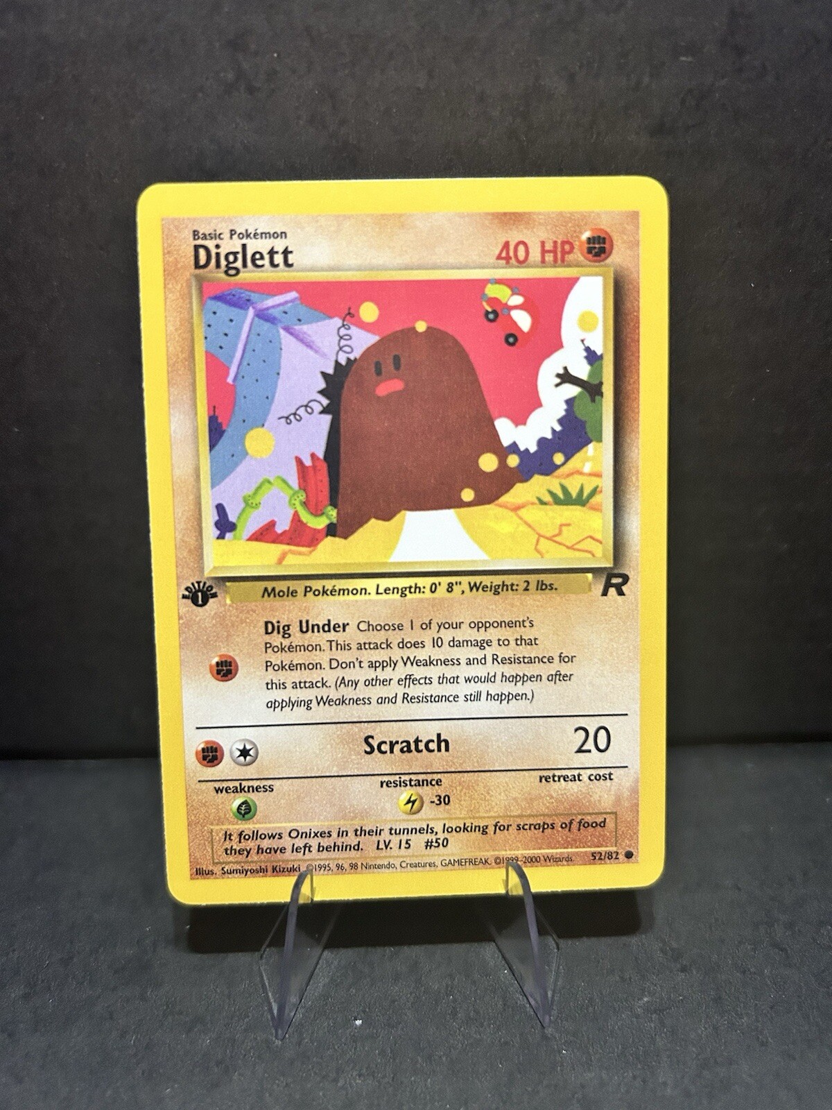 Pokémon TCG Diglett Team Rocket 52/82 Regular 1st Edition Common | eBay