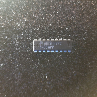 10pcs AMD AM9114BPC 1K X 4 (450ns) Static Ram = 2114 ram, Unused USA stock