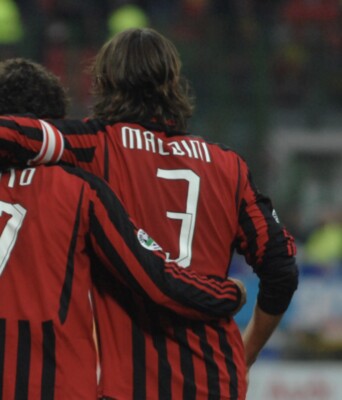 AC MILAN MALDINI #3 Football Home or Away 2007/08 name print