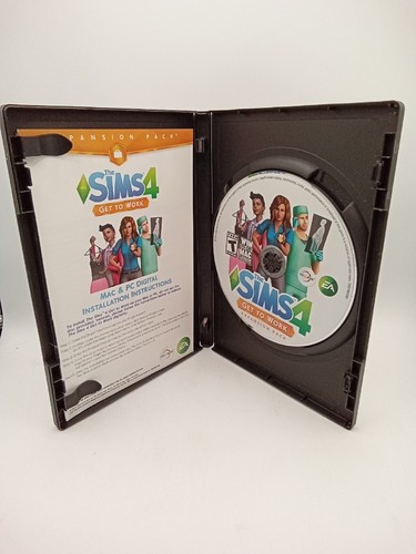 The Sims 4 GET TO WORK PC DVD-ROM Game Expansion Pack 2015 Used - Picture 2 of 3