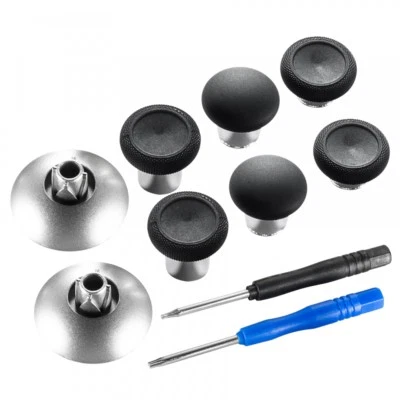 EXTREMERATE 8 Teiliges Metal Thumpsticks Sticks mit für Xbox One S/Elite für P S 4/Slim/Pro