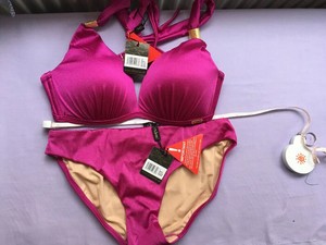 halter neck push up bikini