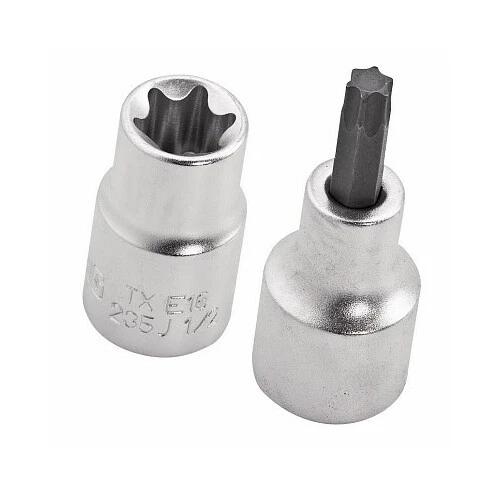 USAG JUST 601 1/4-12 JTX16 SET ASSORTIMENTO SERIE DI 16 BUSSOLE TORX IN CASSETTA - Immagine 2 di 2