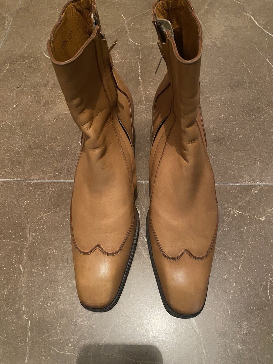 Men's YSL Yves Saint Laurent RIVE GAUCHE Leather Brown Size Men's YSL Yves Saint Laurent RIVE GAUCHE Leather Brown Size