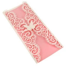 Sizzix Thinlits Invitation Wrapper 6pc #661879 Retail $29.99 by David Tutera NIP