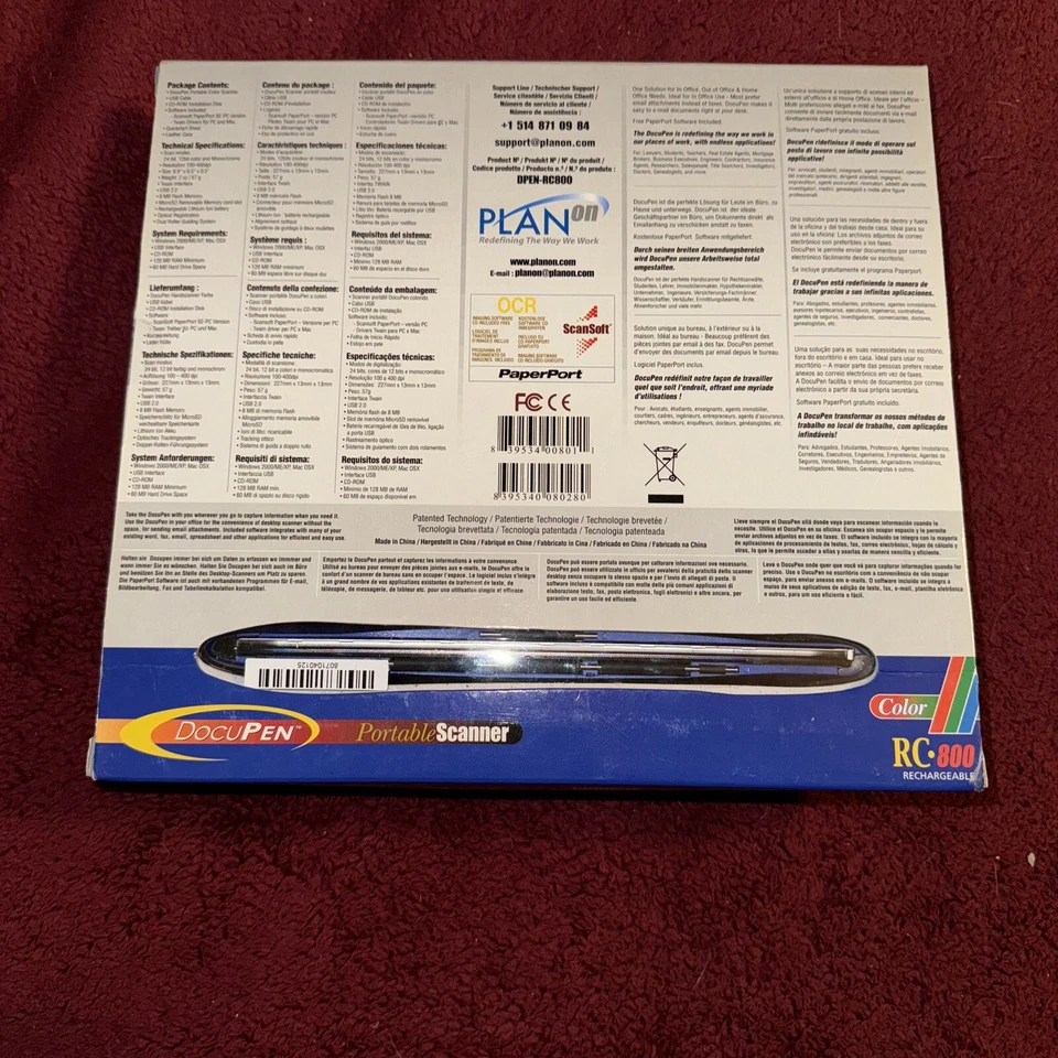 PlanOn System Solutions DocuPen RC800 Handheld Scanner - Image 3 of 3