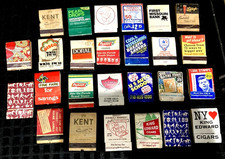Vintage LOT of 26 Mixed Advertising Matchbooks Cigarettes Cigars Libby's & MORE