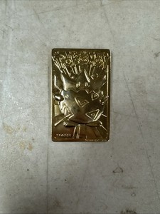 pokemon togepi gold card 1999 value Vintage Pokemon 23K Gold Plated