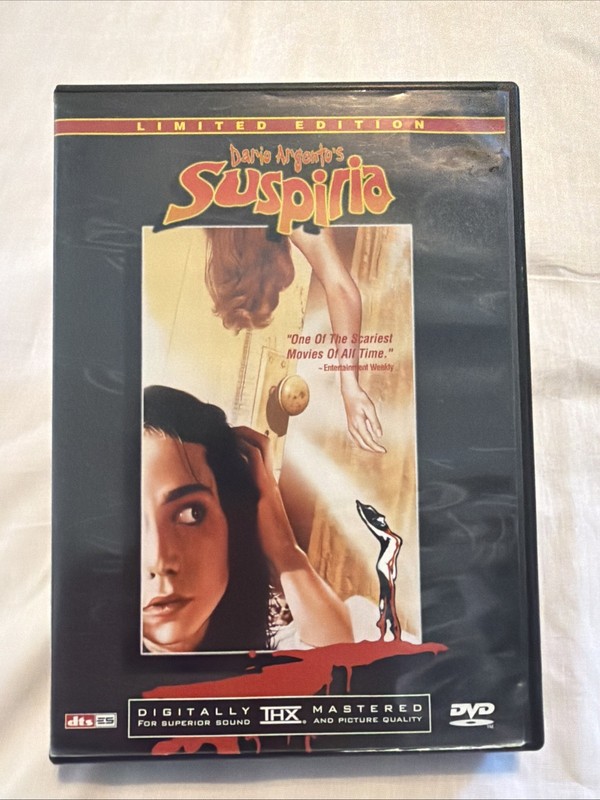 Suspiria 1977 DVD Dario Argento Jessica Harper Limited Edition