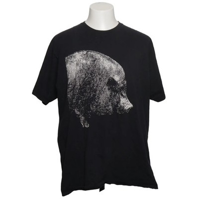 Port & Company, T-shirt, Größe: 2XL, Schwarz/Weiß, Print, Herren #B6U