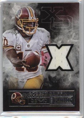 2014 Panini Playbook Xs and Os Die-Cut Materials 81/99 Robert Griffin III 2r5