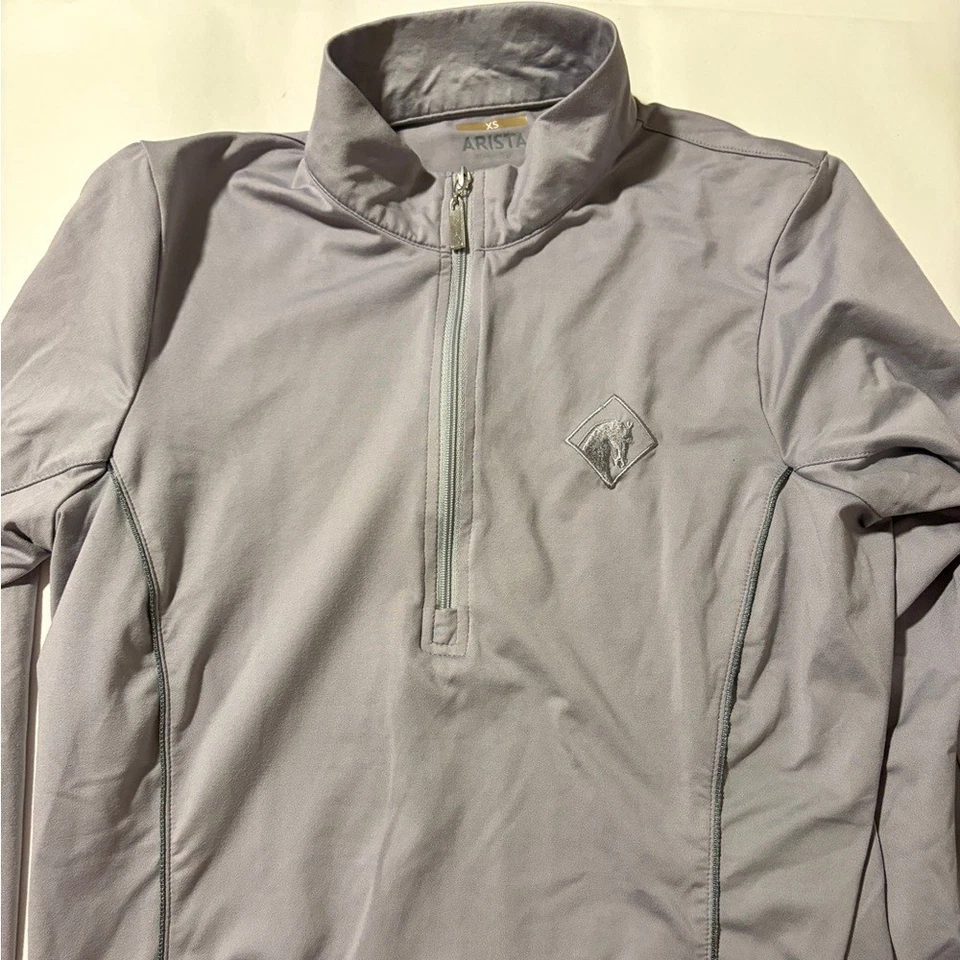 Top para mujer Arista Equestrian manga larga $118 talla XS media cremallera camisa para el sol Foto 2 de 4