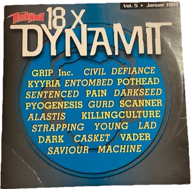 Rock Hard CD /Heftbeilage -Vol.5 Januar 1997 -18XDynamit/Pain/Sentenced/Grip Inc