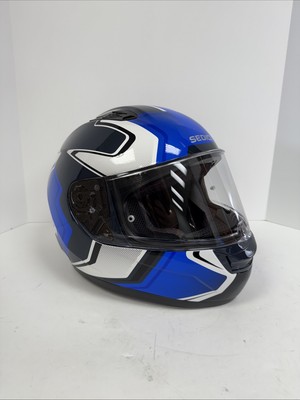 Sedici Strada 3 Primo Raid Helmet Blue/White 2XL | eBay