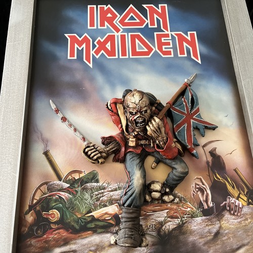 Iron Maiden The Trooper 3D gerahmtes Wandbild 2005 Evandale 13 x 19 cm - Bild 1 von 7