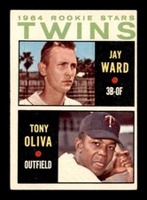 1964 Topps #116 Tony Oliva/Jay Ward Rookie Stars EX+ X2698458