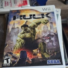 The Incredible Hulk Nintendo Wii SEGA 2008 w/ Disc, Case, Manual T NTSC-U/C