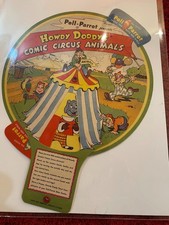 Howdy Doody's Comic Circus Animals , a 1954 Poll-Parrot Shoes Premium, Superb
