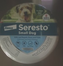 Elanco Seresto Small Dog Flea  Tick Collar up to 18 lbs 8 Month Protection